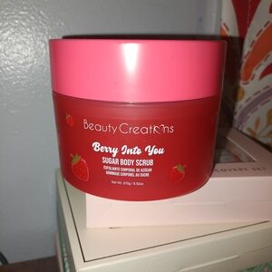 Beauty Creations Pink and Red Berry Sugar Body Scrub